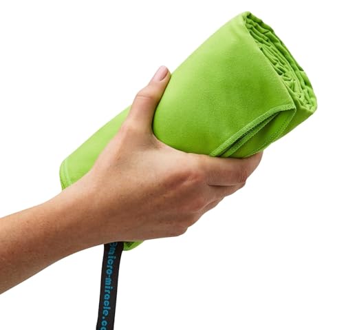 2-Pack Microfiber Towel - XXL Travel Quick Dry and Extra Soft Microfiber Towels, Lightweight and Compact for Gym, Swim Practice, Travel, Backpacking, Camping, RV, Beach, Camping - color: Green