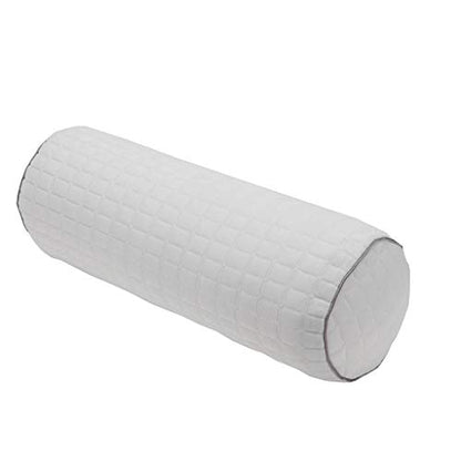 Kingnex Cylinder Bolster Roll Pillow for Sleeping on Back or Side 18x6 - size: 18 x 6"