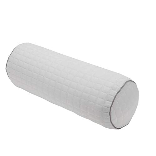 Kingnex Cylinder Bolster Roll Pillow for Sleeping on Back or Side 18x6 - size: 18 x 6"