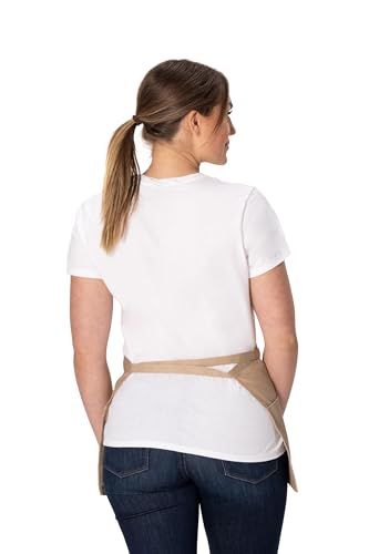 Chef Works Unisex Waitress Apron - color: Khaki