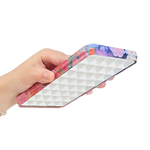 40Pcs Empty Half Pans Watercolor Tin Palette with Magnetic Stripe | Travel Tin Palette Case,Portable Artist Paints Half Pan Kits,DIY Watercolor Oils Acrylics Painting Drawing - color: Blossom Paradise