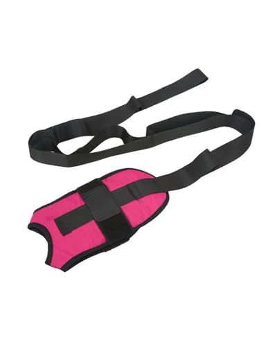 Stretching Strap with Loops Foot and Calf Stretcher Yoga Strap for Exercise - color: Pink