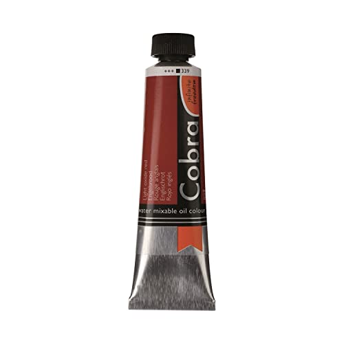 Rembrandt/Talens - Cobra Water Mixable Oil Colour - 40ml Tube - Light Oxide Red
