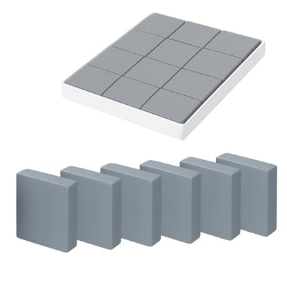 Kneaded Erasers, 24 Pack – Grey, Moldable & Kneadable Art Erasers for Drawing, Sketching, & Artist Use, Perfect for Artists, Drawings, & Crafting - color: Grey