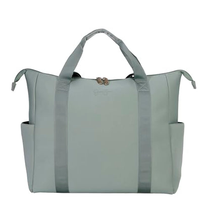 Jessica Simpson Countryside Travel Tote with Zipper Shoulder Carry On Work Bag for Women - color: Chinois Green