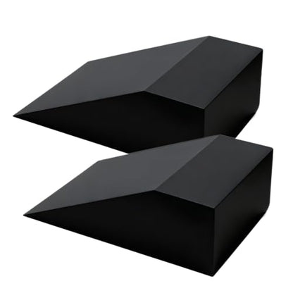 Squat Wedge Block Yoga Wedge Blocks 2 Pack, Yoga Foam Wedges Exercise Foot Wedges Block for Workout Heel Elevated Calf Stretcher Gymnastic(Black)