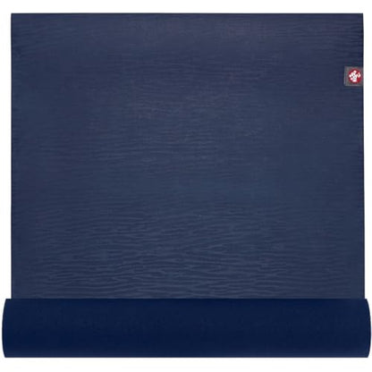 Manduka eKOLite Yoga Mat 71" - 4mm | Natural Rubber | Eco-Friendly | Soft Textured Surface | Natural Next-to-Skin Feel | 71 x 26 inches | Charcoal Grey - color: Midnight, size: 71" x 24"