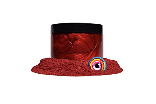Eye Candy Pigments Premium True Red Mica Powder - Akai Tsuki Red (50gr) - for Epoxy, Resin, Soap, Paint, Woodworking, Acrylic Pouring, Bath Bombs, Fishing Lures - DIY Arts and Crafts Additive - color: Akai Tsuki Red