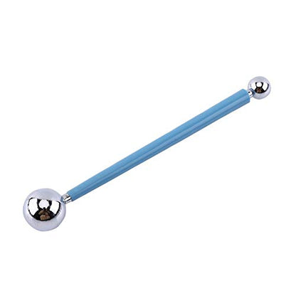 Walfront 4 Pcs Modeling Ball Tools Double Ended 8 Ball Stainless Steel Dotting Modeling Tools Clay Indentation DIY Ceramics Pottery Carving Tool Embossing Sculpting Set