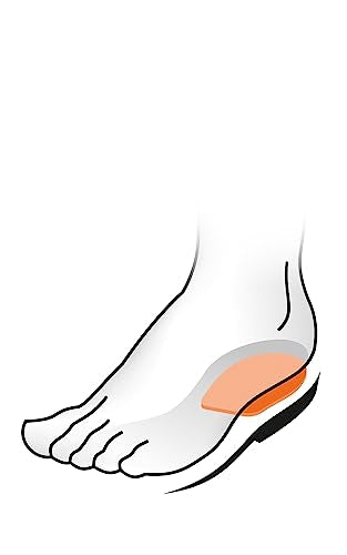 Kaps – Cork & Leather Heel Lifts (2 Pck) – Twin Pack Self-Adhesive Insoles for Shock Absorption, Achilles Tendonitis Relief & Comfort, Vegetable Tanned – for Daily Use by Men - style: Men