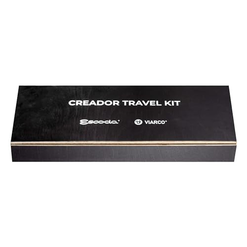 Escoda Creador Travel Kit for Painting, Drawing and Sketching, 9 Piece Set
