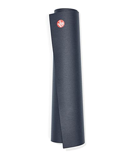 Manduka PRO Yoga Mat - 6mm | Lifetime Durability | Hygienic Construction | Premium Studio Quality | Teacher Approved - color: Midnight, size: 68" x 26"