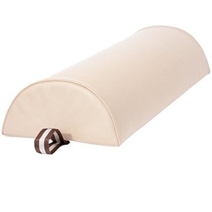 Master Massage Tables 9" Large Half Round Semi-round Pillow Cushion Massage Bolster 9"x26" - color: Cream