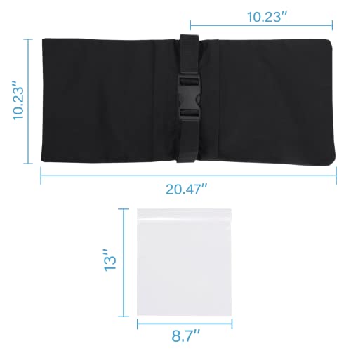 4 Packs Sandbags, Heavy Duty Sand Bags with 8 PE Bags, Sand Bags with Buckle Straps for Support Light Stand, C Stand, Light Stand with Caster, More 2/4/6/8/10/12/14 Packs Sandbag to Choose. - size: 4 PCS
