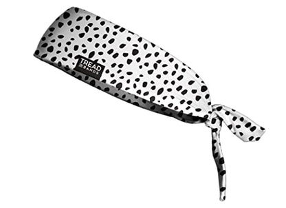 TreadBands All Terrain Tieback Non Slip Headband - Designs. Guaranteed to Stay in Place, Keeps Sweat Out of Your Eyes, Patented Grip Technology. - color: Designs - Spotted Ice