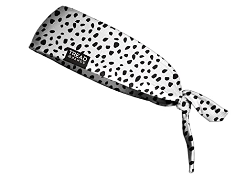 TreadBands All Terrain Tieback Non Slip Headband - Designs. Guaranteed to Stay in Place, Keeps Sweat Out of Your Eyes, Patented Grip Technology. - color: Designs - Spotted Ice