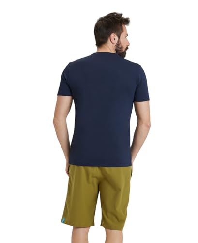 Arena Unisex Adult Team Solid Crew Neck T-Shirt Short Sleeve Quick Dry Athletic Lightweight Top - color: Navy, size: Medium