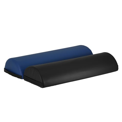 Physical Therapy/Massage Table Positioning Bolsters 26" x 9" x 4.5" (Black, Jumbo Half Round) - color: Black, size: Jumbo Half Round