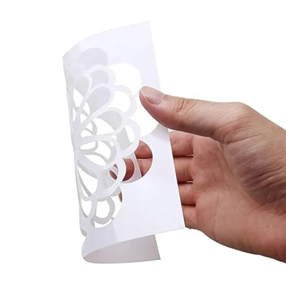9 Pcs Mandala Stencils for Painting Reusable Plastic 6×6 Inch Mandala Dot Stencils Drawing Templates for Crafts DIY Wall Canvas Notebook Knit Card Wood