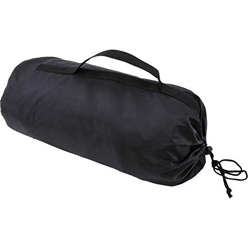 Threadart Waterproof Blanket Outdoor Stadium Blanket | Black - color: Black