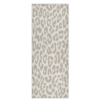 YETTASBIN Leopard Yoga Mat Towel, Non Slip Sweat Absorbent Hot Yoga Towel Portable Lightweight Travel Workout Towel with Storage Bag for Home Yoga, Pilates, Fitness 73x 27 Inch