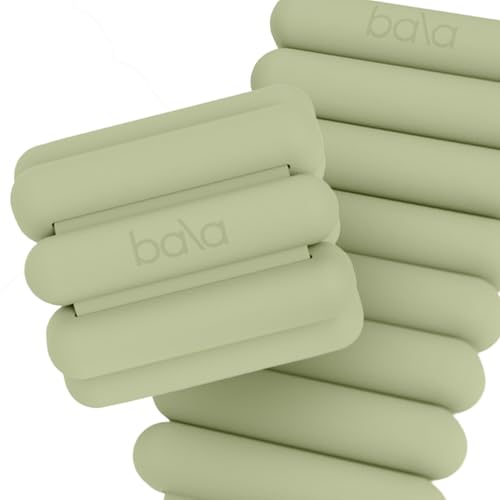 Bala Bangles Wrist & Ankle Weights for Women & Men, Home Gym Equipment - color: Sage, size: 3 LB