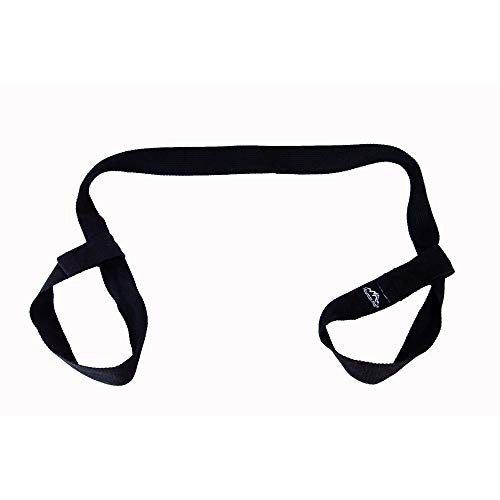 Mountain Mat Yoga Mat Strap Sling [MAT NOT INCLUDED] – Adjustable Durable Cotton Exercise Mat Carrier – Carrying Strap 60” for Large Thick Yoga Mat – Doubles as a Yoga Strap for Stretching