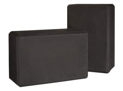4-Pack High-Density EVA Yoga Blocks (9”x6”x4”) – Non-Slip, Supportive Foam Blocks for Stretching, Balance, Pilates & Home Workouts
