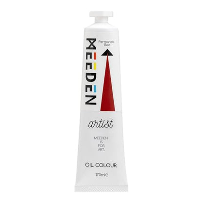 MEEDEN Artist Grade Oil Paint: Permanent Red - 170ml/5.7oz Tube | Professional Art Paints and Supplies for Canvas Painting - color: Permanent Red, size: 5.7 Fl Oz (Pack of 1)