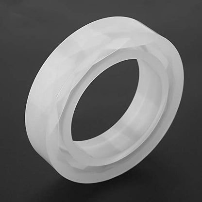 Bracelet Silicone Resin Molds, Clear Round Silicone Bangle Mold for Making DIY Crafts Supplies Polymer Clay Crafting