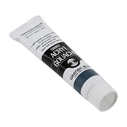 Turner Colour Works Acryl Gouache Artist Acrylic Paint - Single 20 ml Tube - Grayish Blue - color: Grayish Blue, size: 0.7 Fl Oz (Pack of 1)