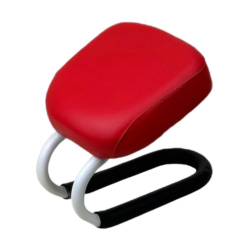 Kneeling Meditation Stool Prayer Stool with Anti Slip Cover Portable Meditation Bench Seat for Praying Adults Prayer, red - color: Red