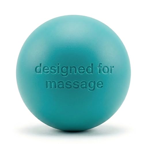 Massage Ball for Myofascial Release, Pure Silicone, Designed for Massage (NOT Lacrosse), Completely Free of BPA/Latex/Rubber/PFAS, for Trigger Point Therapy, Ideal Firmness and Traction