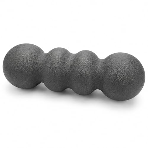 Double Peanut Massage Roller for Deep Tissue Relief, Spinal Alignment Gap, Micro-Perforation Texture, Targets Back, Neck & Legs