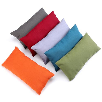 SmoothNovelty 6 Pack Cotton Eye Pillow Cover, for Zipper Yoga Spa