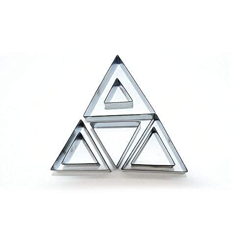 Alloy Steel Triangle Shape Cutting Die for Cardboard, Leather, PVC, Fabric Good Helper for Handicraft (Steel06) - color: Steel06