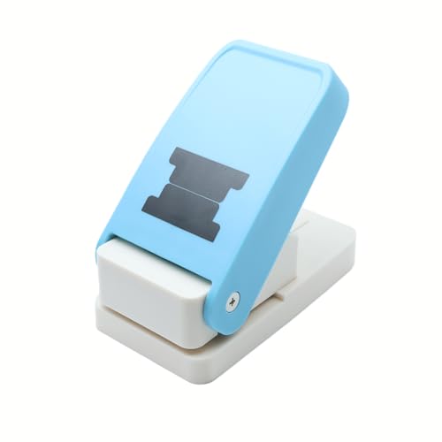 1.5 inch Tab Punch Craft Lever Punch Handmade Paper Punch for Crafting Scrapbooking Cards,DIY Cards Making Candy Color by Random - color: 1.5 inch Tab Punch