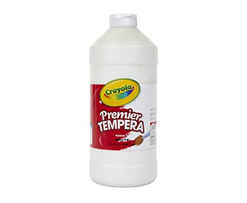 Crayola 54-1232-053 Premier Tempera Paint, 32-oz. Size, White, 1 Unit, Quart - color: White