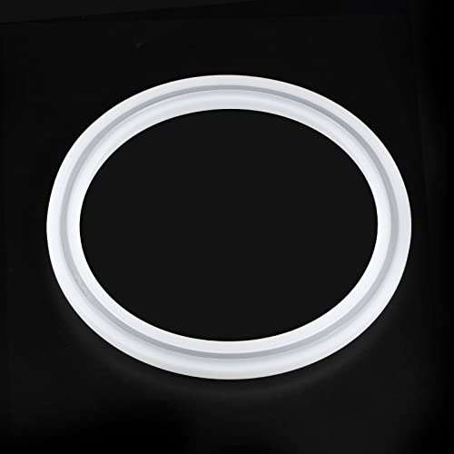 HARFINGTON Bracelet Mold Bangle Ring Mold Silicone Round Epoxy 120mm Wristlet Keychains Mold for DIY Resin Bangle Bracelet Car Key Chain Jewelry Making - size: 115mmx140mm