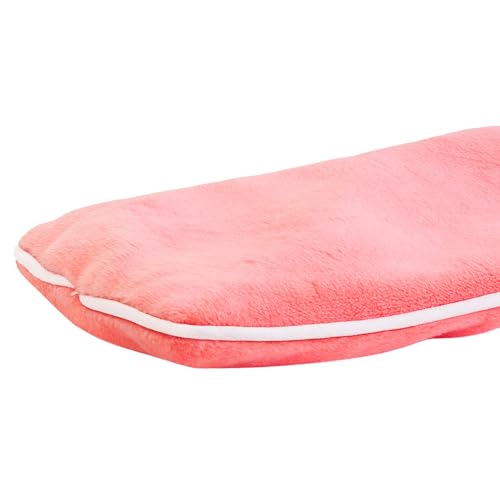 Eurow Luxe Himalayan Salt Eye Pillow Mask, Microwavable & Freezable Warm or Cold Compress for Relaxation, Headaches, Puffiness, Stress Relief, Sleep Support & Eye Strain, Pink