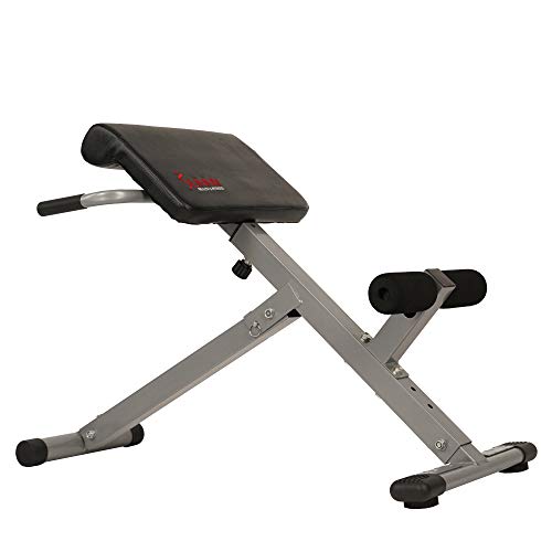 Sunny Health & Fitness Multi-Function Roman Chair - color: Sliver