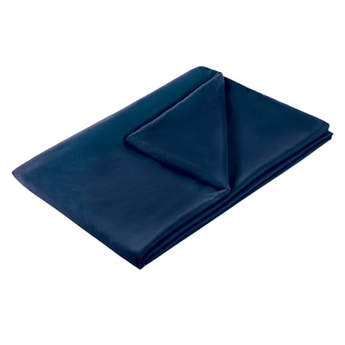 Weighted Blanket Cover, 48 * 72, Dark Blue, Heavy Weighted Blanket Cover, 48x72, 8 Ties, Zipper on Long Side - color: Dark Blue, size: 48*72