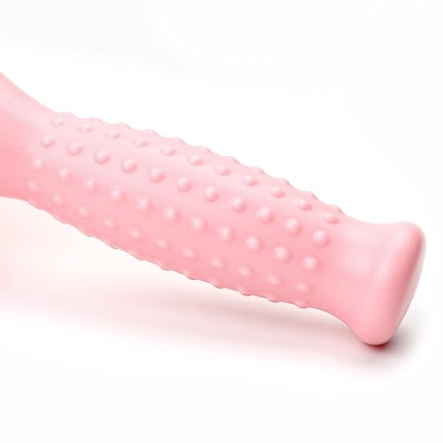 2PCS Handheld Spiky Massage Balls Rollers Compact and Portable Muscle Relaxation Tools with Handle-Deep Tissue for Pain Pressure Relief Whole Body Sensory Self Relax Massager Stick
