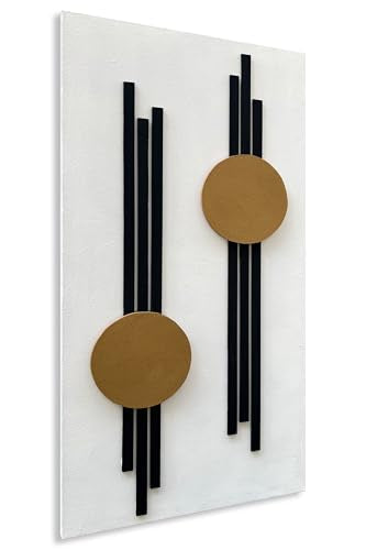 NANKAI Art Hand-Painted Abstract Texture Art Oil Painting in Modern Minimalist Style, Suitable for Vertical wall Decoration. Dimensions: 48x24 inches - color: Nkhb387