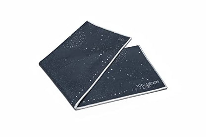yogadesignlab | THE Hand Towel | Premium Non Slip Hand Towel | Designed in Bali | Colorful Eco Printed + Quick Dry + Soft | Hot Yoga, Bikram, Ashtanga, Sport, Barre, Travel (Celestial) - color: Celestial