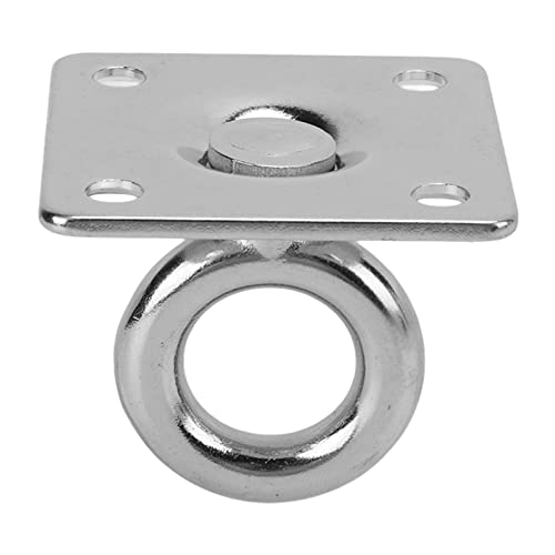 Hammock Chair Hanging Kit, Stainless Steel Swing Ceiling Mount Set, Hanging Kit for Yoga Hammock Sandbag, 250kg/551lb Load Capacity with 4 Screws, Rotating Door Buckle M8