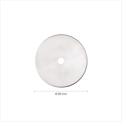 Fiskars 60mm Titanium Rotary Cutter Blade Replacements for Fabric, 2-Pack | For Thick Fabric, Premium Steel w/ Titanium Coating for Durability, Precision Cutting for Crafts, Sewing & Quilting Projects - size: 60mm, style: 2 Pack - Titanium