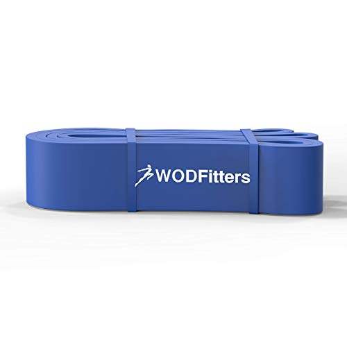 WODFitters Pro Series Pull-Up Assistance Bands – Premium Resistance Loop Bands for Assisted Pull Ups, Muscle Ups, Strength Training & Mobility – Durable Bands for Functional Fitness - color: #5 Blue