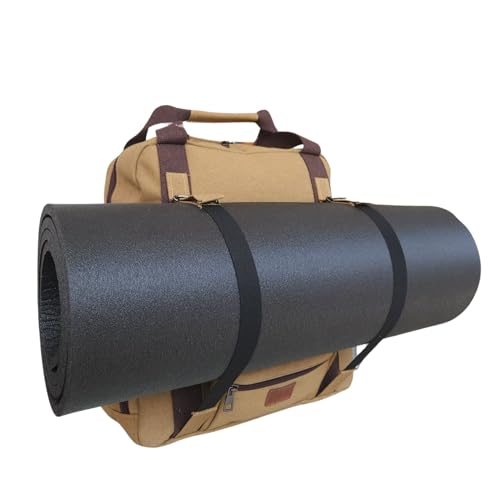 Yoga Mat Backpack. Yoga bag with front pocket for small items and also support for yoga mat to prevent from sagging. Multi Purpose bag For Office, Yoga, Travel and Gym - color: Mustard Yellow