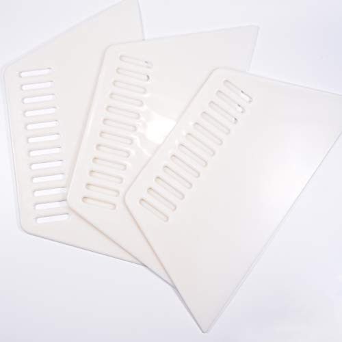 10 Inch Screen Printing Squeegee Bigger and Thicker Wallcovering Smoothing Scraper for Silk Screen Printing, Inkjet Transparency Film, Wallpaper, Paint, Spreading, Pack of 3